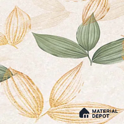 Tropical Wall Tile TL 05993 6121 GL C Highlighter 2 ft x 1 ft Ceramic Matte Finish - 7.5 mm | Suitable For Kitchen, Bathroom | Please Expect a Slight Variation of Pattern (Sample)