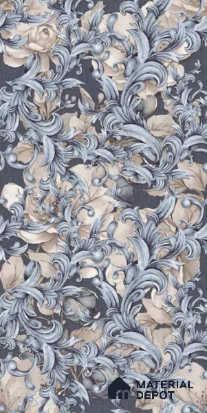 Tropical Wall Tile TL 10758 Marly Baroque 4 ft x 2 ft Matte Finish Vitrified Tile - 10 mm | Suitable for Bathroom, Accent/Feature Wall, Bedroom