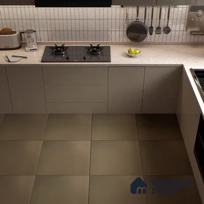 TL 05971 Truffle Matte Finish 600x600 mm Full Body Vitrified Wall & Floor Tile - 9 mm