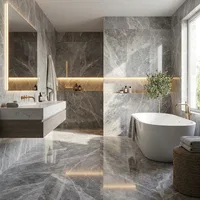 Tundra Grey Marble Tiles
