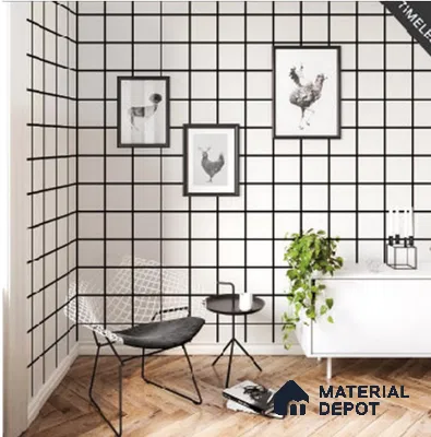 TV 0101 | 10 Meter x 21 Inches Geometric Look Wallpaper - 57.41 Sq. Ft. | Minimum 15% wastage during installation