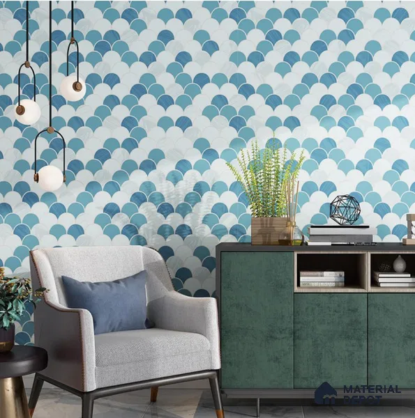 TV 0503 | 10 Meter x 21 Inches Patterned Look Wallpaper - 57.41 Sq. Ft. | Minimum 15% wastage during installation