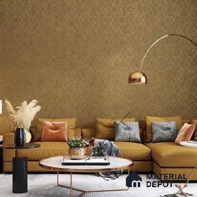 TV 0605 | 10 Meter x 21 Inches Geometric Look Wallpaper - 57.41 Sq. Ft. | Minimum 15% wastage during installation