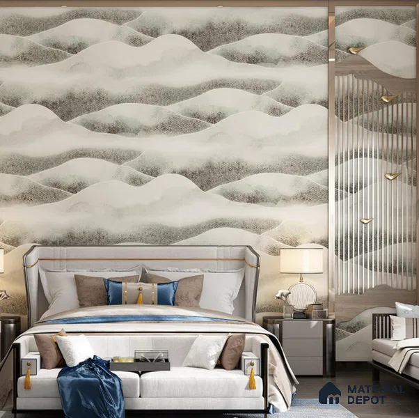 TV 1301 | 10 Meter x 21 Inches Patterned Look Wallpaper - 57.41 Sq. Ft. | Minimum 15% wastage during installation