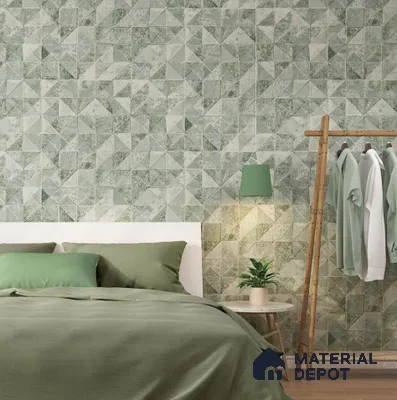 TV 1401 | 10 Meter x 21 Inches Geometric Look Wallpaper - 57.41 Sq. Ft. | Minimum 15% wastage during installation