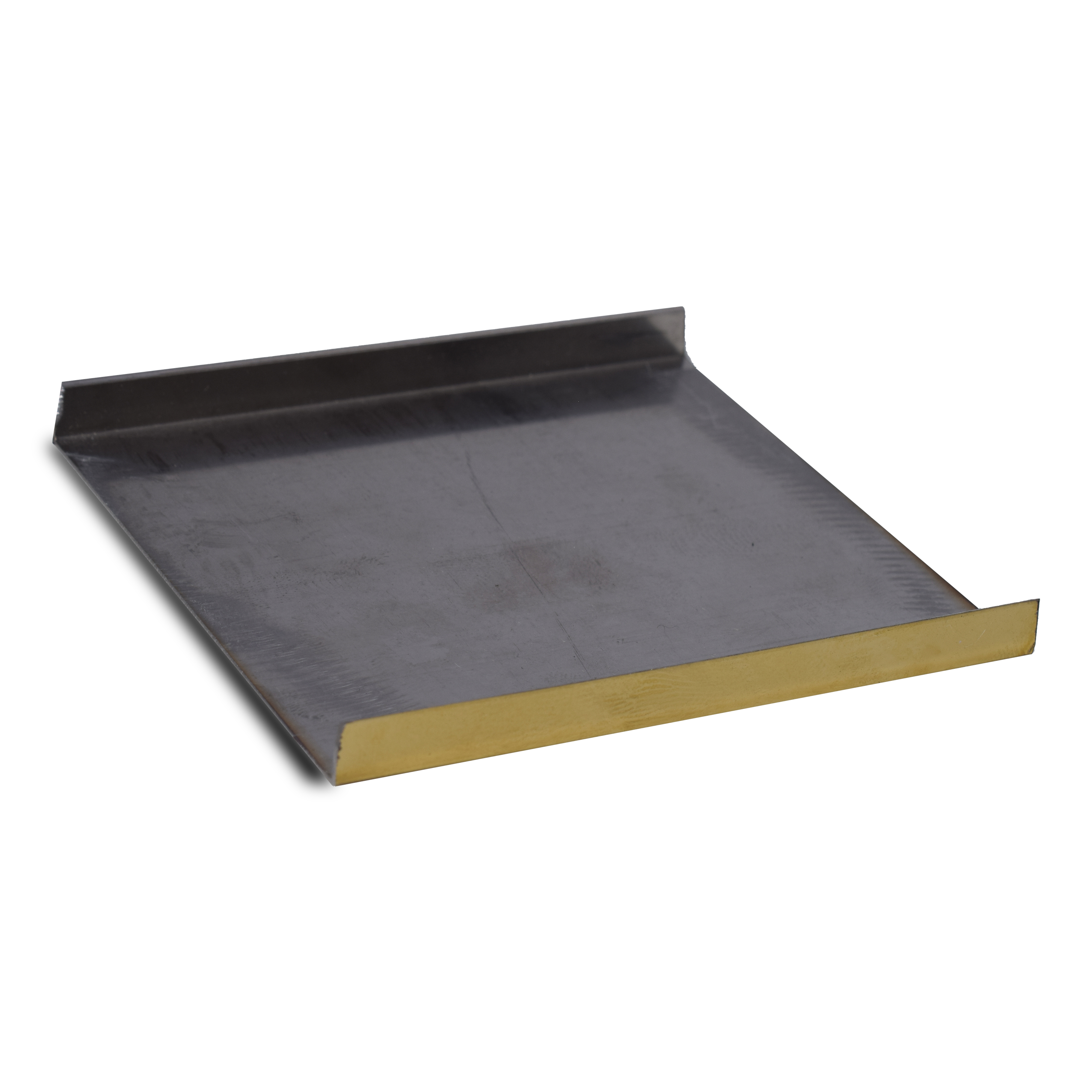 SS 304 U Inlay Profile Polished Gold Glossy Finish Edgeline PM 00292 N | 10 ft (3 mtr) x 70 mm x 0.6 mm | Adhesive Type Installation | Suitable for Floor & Walls