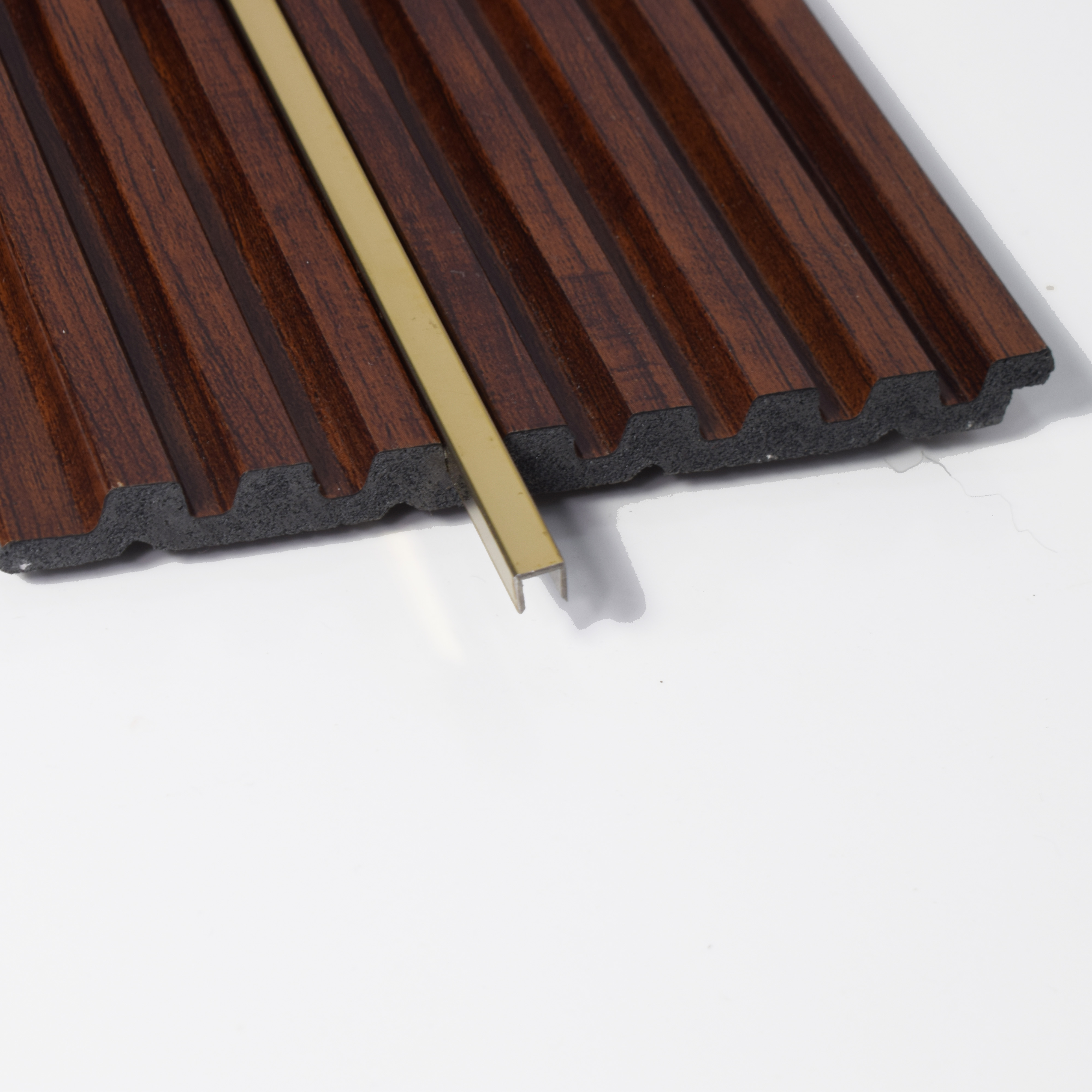SS 304 U Inlay Profile Polished Gold Glossy Finish Edgeline PM 00292 I | 10 ft (3 mtr) x 6 mm x 0.6 mm | Adhesive Type Installation | Suitable for Floor & Walls