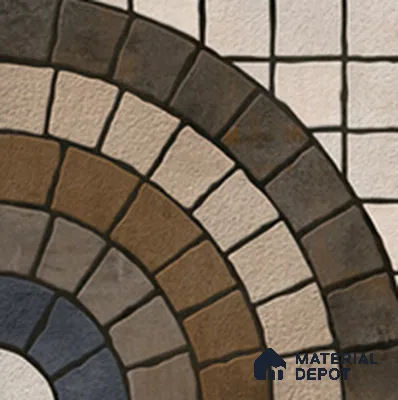 Parking Floor Tile TL 07579 Umber Echo | 16 x 16 inch | Anti Slip Matte Finish Heavy Duty Vitrified Tile - 12 mm | Suitable For High Traffic Areas, Terrace, Balcony | Pattern Alignment May Vary | 2-3 mm Spacer is Mandatory
