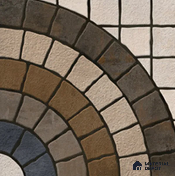 Parking Floor Tile TL 07579 Umber Echo | 16 x 16 inch | Anti Slip Matte Finish Heavy Duty Vitrified Tile - 12 mm | Suitable For High Traffic Areas, Terrace, Balcony | Pattern Alignment May Vary | 2-3 mm Spacer is Mandatory