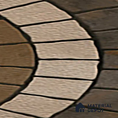 Parking Floor Tile TL 07579 Umber Echo | 16 x 16 inch | Anti Slip Matte Finish Heavy Duty Vitrified Tile - 12 mm | Suitable For High Traffic Areas, Terrace, Balcony | Pattern Alignment May Vary | 2-3 mm Spacer is Mandatory