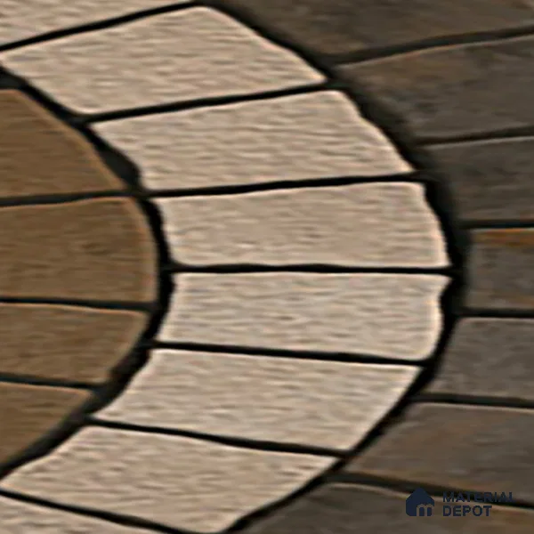 Parking Floor Tile TL 07579 Umber Echo | 16 x 16 inch | Anti Slip Matte Finish Heavy Duty Vitrified Tile - 12 mm | Suitable For High Traffic Areas, Terrace, Balcony | Pattern Alignment May Vary | 2-3 mm Spacer is Mandatory