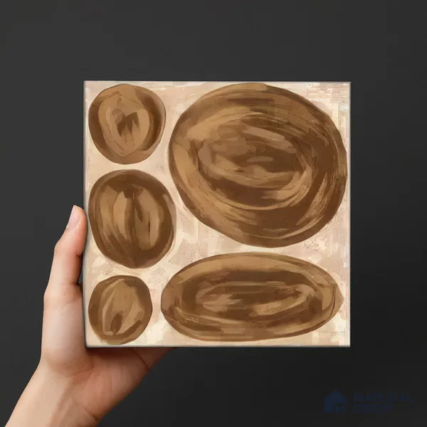 Subway Wall Tile TL 04972 B Canto Piedra Pebble Canyon 8 x 8 inch Ceramic Matte Finish - 10 mm | Suitable for Highlighter Walls, Foyer, Bathroom, Kitchen Wall & Backsplashes (Sample)