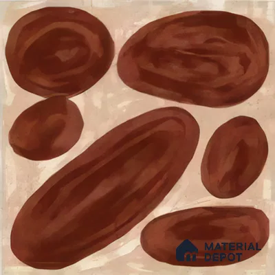 Subway Wall Tile TL 04972 C Canto Piedra Pebble Maroon 8 x 8 inch Ceramic Matte Finish - 10 mm | Suitable for Highlighter Walls, Foyer, Bathroom, Kitchen Wall & Backsplashes (Sample)