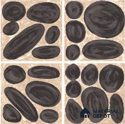 Subway Wall Tile TL 04972 E Canto Piedra Pebble Grigio 8 x 8 inch Ceramic Matte Finish - 10 mm | Suitable for Highlighter Walls, Foyer, Bathroom, Kitchen Wall & Backsplashes (Sample)