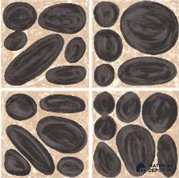 Subway Wall Tile TL 04972 E Canto Piedra Pebble Grigio 8 x 8 inch Ceramic Matte Finish - 10 mm | Suitable for Highlighter Walls, Foyer, Bathroom, Kitchen Wall & Backsplashes (Sample)