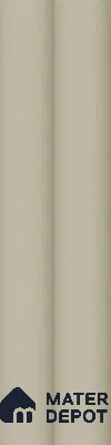 Subway Fluted Wall Tile TL 04961 E Piedra Seam Silver 12 x 3 inch Ceramic Matte Finish - 6.5 mm | Suitable for Highlighter Walls, Foyer, Bathroom, Kitchen Wall & Backsplashes