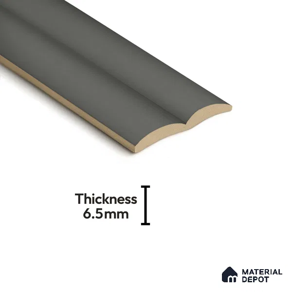 Subway Fluted Wall Tile TL 04961 F Piedra Shoadow Gris 12 x 3 inch Ceramic Matte Finish - 6.5 mm | Suitable for Highlighter Walls, Foyer, Bathroom, Kitchen Wall & Backsplashes (Sample)