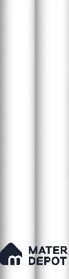 Subway Fluted Wall Tile TL 04961 G Piedra Glacier White 12 x 3 inch Ceramic Matte Finish - 6.5 mm | Suitable for Highlighter Walls, Foyer, Bathroom, Kitchen Wall & Backsplashes