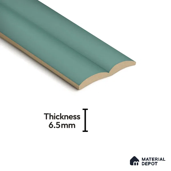 Subway Fluted Wall Tile TL 04961 Piedra Blue Bliss 12 x 3 inch Ceramic Matte Finish - 6.5 mm | Suitable for Highlighter Walls, Foyer, Bathroom, Kitchen Wall & Backsplashes (Sample)