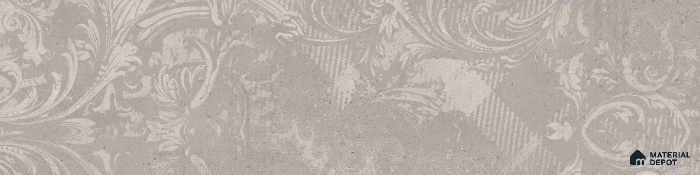 TL 01254 Urban Smoke Deco 1200x300 mm GVT Carving Matte Finish Abstract Look Tile - 9 mm (Sample)