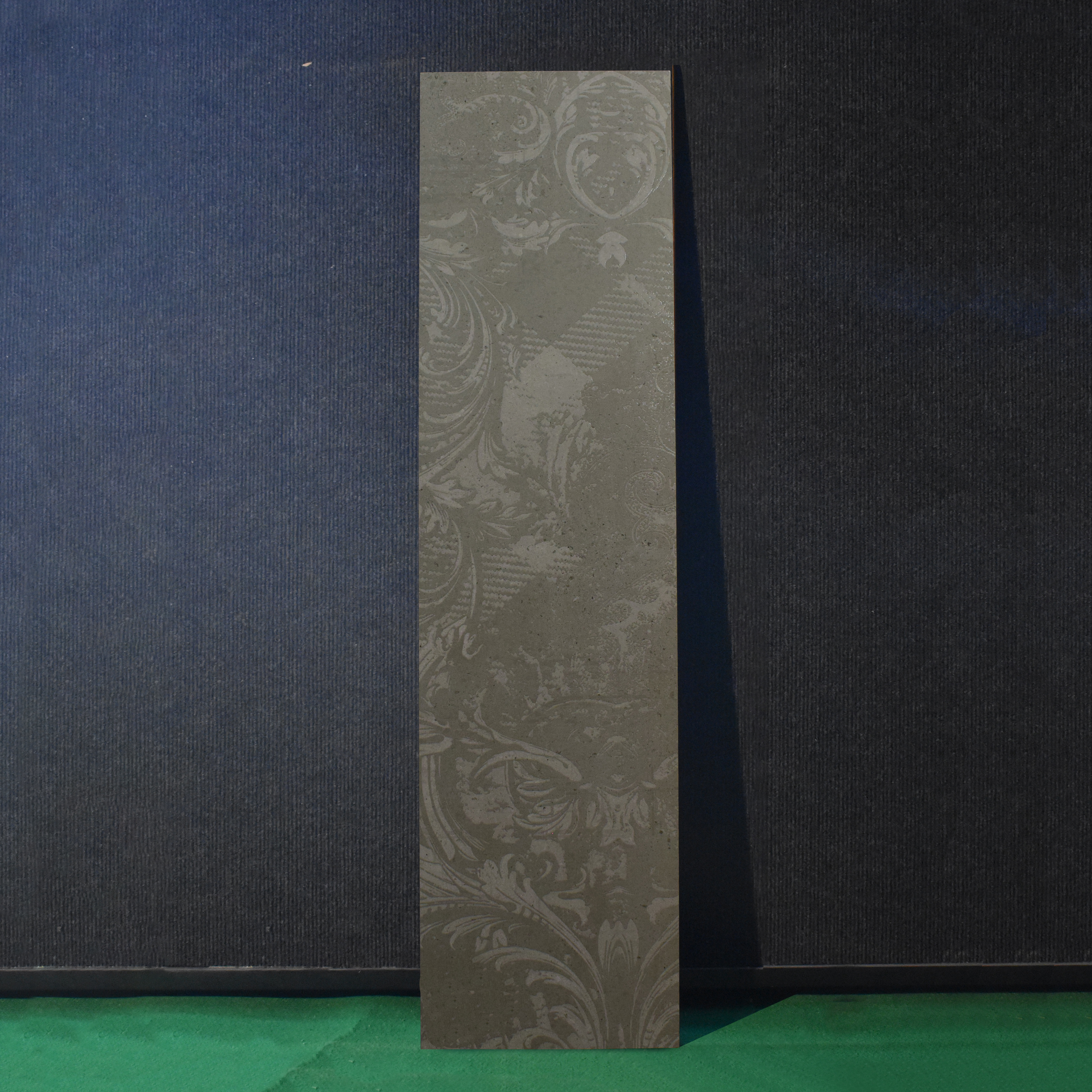 TL 01254 Urban Smoke Deco 1200x300 mm GVT Carving Matte Finish Abstract Look Tile - 9 mm (Sample)