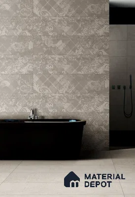 TL 01254 Urban Smoke Deco 1200x300 mm GVT Carving Matte Finish Abstract Look Tile - 9 mm (Sample)
