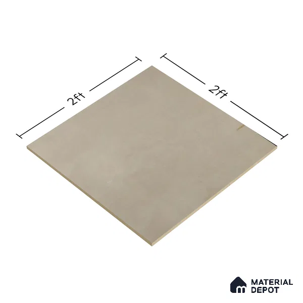 TL 00786 Urbantek Beige 2 ft x 2 ft Matte Finish Vitrified Tile - 9 mm | Suitable for Living Room, Bedroom, Bathroom