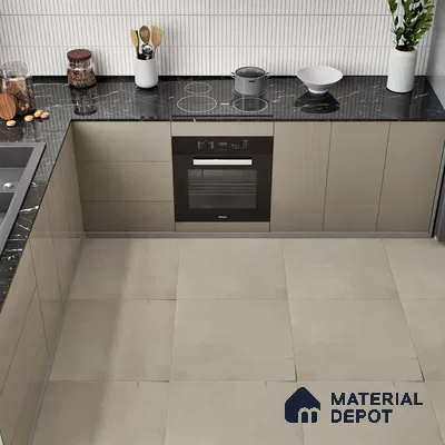 TL 00786 Urbantek Beige 2 ft x 2 ft Matte Finish Vitrified Tile - 9 mm | Suitable for Living Room, Bedroom, Bathroom