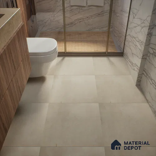 TL 00786 Urbantek Beige 2 ft x 2 ft Matte Finish Vitrified Tile - 9 mm | Suitable for Living Room, Bedroom, Bathroom
