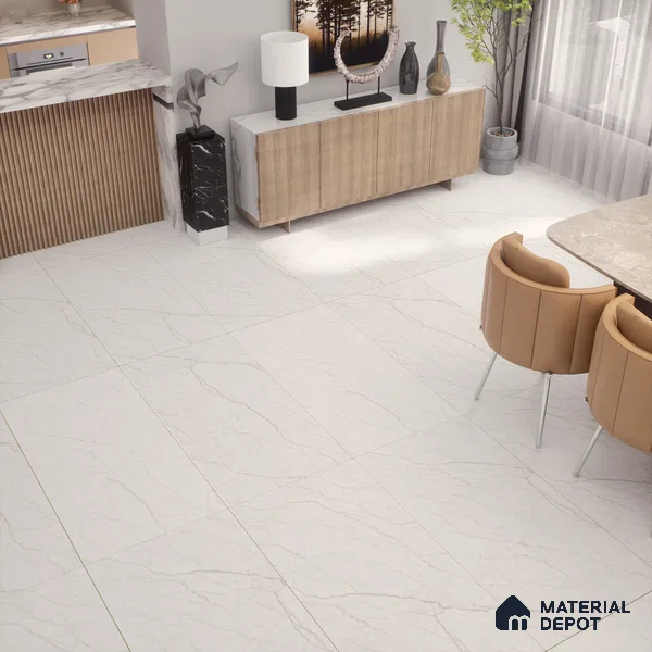 Marble Floor & Wall Tile TL 05549 Ureca Beige 4 ft x 2 ft Matte Finish Vitrified Tile - 9 mm