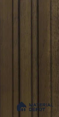 Chestnut Brown Wooden Louver PN 02736 F 9.35 ft x 4.9 inch Charcoal Panel - 4.5 mm | Suitable for Feature Wall, TV Unit & Living Room | Width is Subjected to 5% Variation