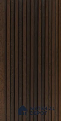 Espresso Brown Wooden Louver PN 02737 C 9.35 ft x 4.9 inch Charcoal Panel - 4.5 mm | Suitable for Feature Wall, TV Unit & Living Room | Width is Subjected to 5% Variation