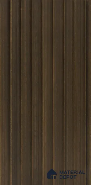 Mocha Brown Plain Colour Louver PN 02738 F 9.35 ft x 4.9 inch Charcoal Panel - 4.5 mm | Suitable for Feature Wall, TV Unit & Living Room | Width is Subjected to 5% Variation