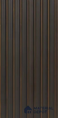 Smoked Brown Plain Colour Louver PN 02738 E 9.35 ft x 4.9 inch Charcoal Panel - 4.5 mm | Suitable for Feature Wall, TV Unit & Living Room | Width is Subjected to 5% Variation