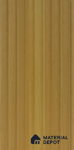 Honey Yellow Plain Colour Louver PN 02738 9.35 ft x 4.9 inch Charcoal Panel - 4.5 mm | Suitable for Feature Wall, TV Unit & Living Room | Width is Subjected to 5% Variation