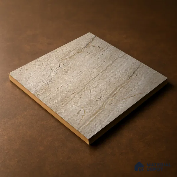 Parking Floor Tile TL 07573 Vanilla Haze | 16 x 16 inch | Anti Slip Matte Finish Heavy Duty Vitrified Tile - 12 mm | Suitable For High Traffic Areas, Terrace, Balcony | Pattern Alignment May Vary | 2-3 mm Spacer is Mandatory
