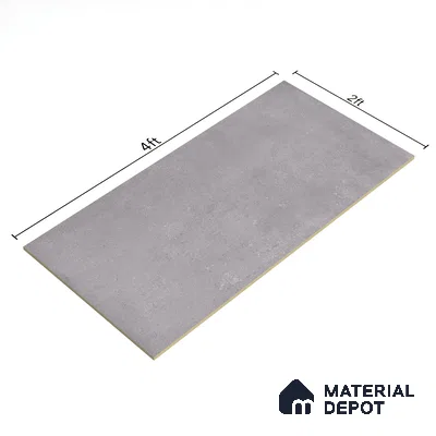 TL 05564 B Vartus Grey 4 ft x 2 ft Matte Finish Vitrified Tile - 9 mm
