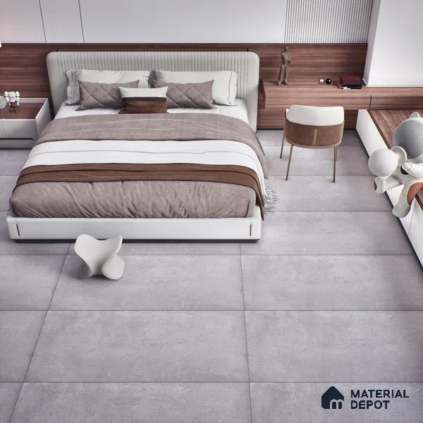 TL 05564 B Vartus Grey 4 ft x 2 ft Matte Finish Vitrified Tile - 9 mm