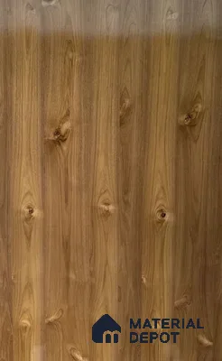 TCS 246 Teak Crown 8 ft x 4 ft Silicon Natural Veneer - 3.7 mm