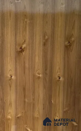 TCS 246 Teak Crown 8 ft x 4 ft Silicon Natural Veneer - 3.7 mm