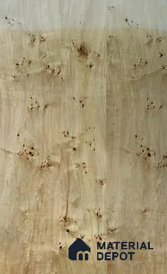 Mappa Burls Premium 8 ft x 4 ft Silicon Natural Veneer - 3.7 mm
