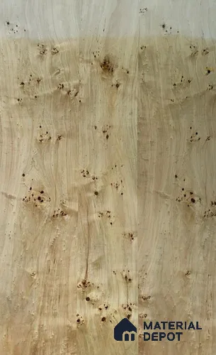 Mappa Burls Premium 8 ft x 4 ft Silicon Natural Veneer - 3.7 mm