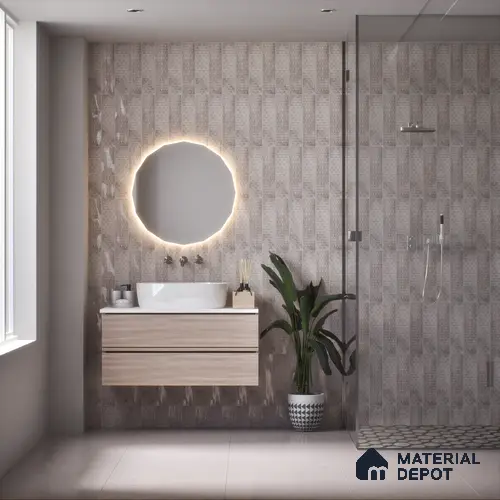 Subway Wall Tile TL 04969 B Colores Decor Carribbean Chestnut 12 x 4 inch Ceramic Glossy Finish - 7.5 mm | Suitable for Highlighter Walls, Foyer, Bathroom, Kitchen Wall & Backsplashes
