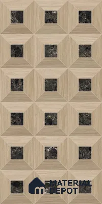 TL 12821 Veneer 302 Grey 4 ft x 2 ft Vitrified Matte Finish Tile - 9 mm