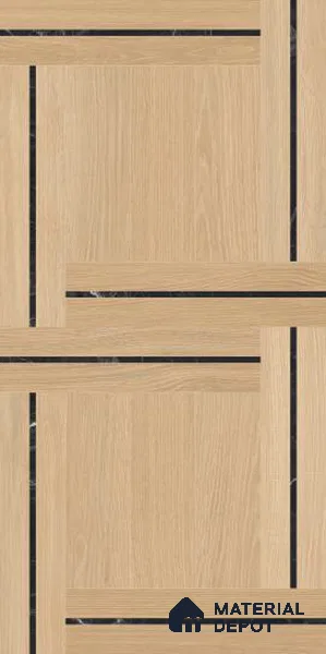 TL 12818 Veneer 304 Ivory 4 ft x 2 ft Vitrified Matte Finish Tile - 9 mm