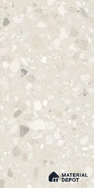 TL 12796 Venetian Terazzo Bianco 4 ft x 2 ft Vitrified Matte Finish Tile - 9 mm