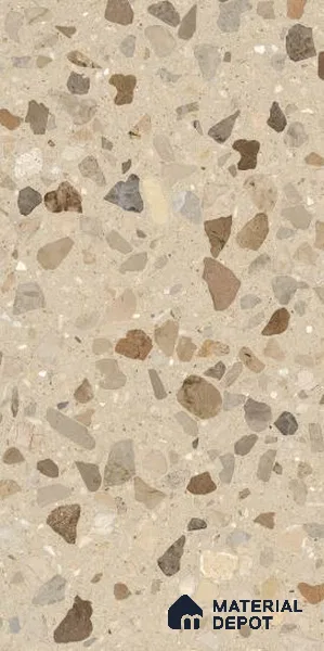 TL 12796 C Venetian Terazzo Moca 4 ft x 2 ft Vitrified Matte Finish Tile - 9 mm
