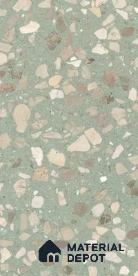 TL 12796 E Venetian Terazzo Verde 4 ft x 2 ft Vitrified Matte Finish Tile - 9 mm