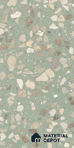 TL 12796 E Venetian Terazzo Verde 4 ft x 2 ft Vitrified Matte Finish Tile - 9 mm