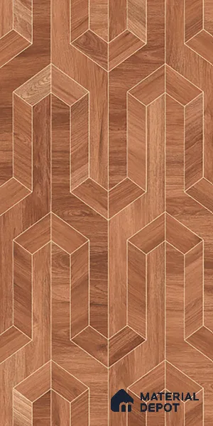 TL 07988 Venom Wood Brown 1200x600 mm Matte Finish Floor & Wall Tile - 9 mm (Random 4)